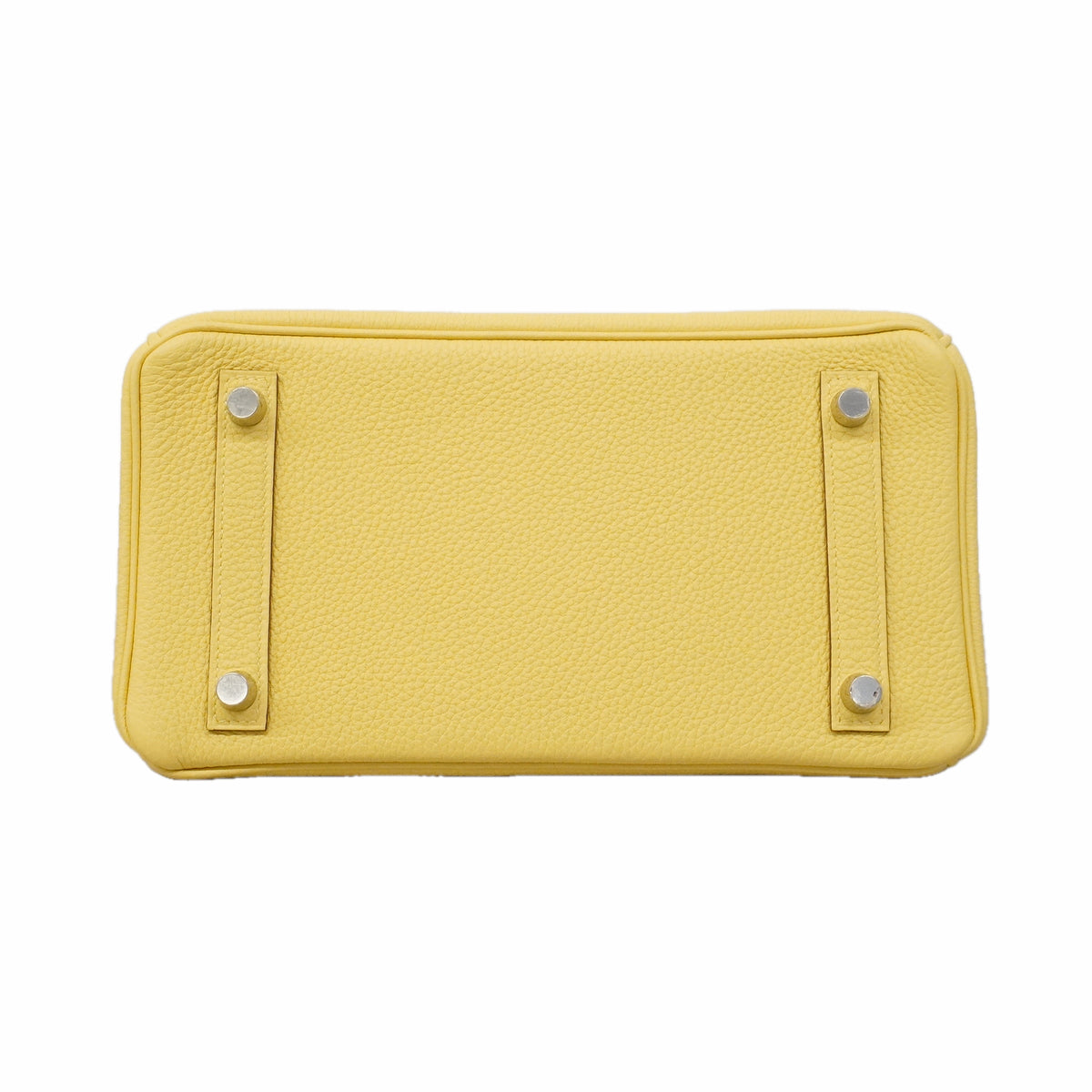 【6hd3259-g】エルメス ハンドバッグ バーキン25 トゴ ジョーヌプッサン シルバー金具 W刻印【中古】レディース