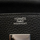 【6hd3260-h】エルメス ハンドバッグ バーキン30 トゴ ブラック シルバー金具 □N刻印【中古】レディース
