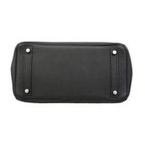 【6hd3260-h】エルメス ハンドバッグ バーキン30 トゴ ブラック シルバー金具 □N刻印【中古】レディース