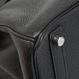 【6hd3260-h】エルメス ハンドバッグ バーキン30 トゴ ブラック シルバー金具 □N刻印【中古】レディース