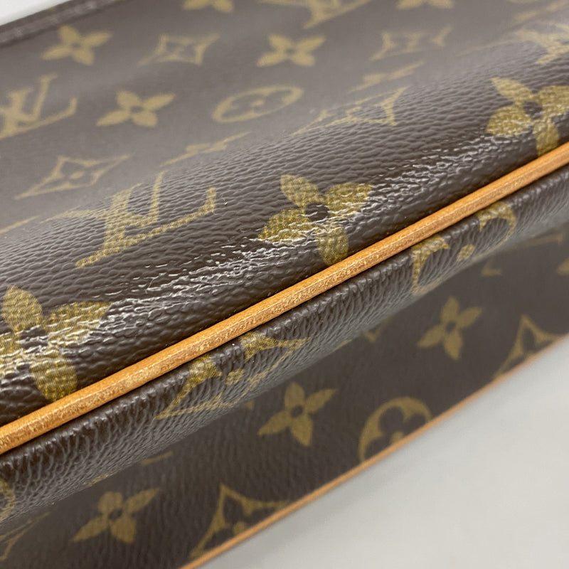 【6hd3271】ルイヴィトン ショルダーバッグ モノグラム ヴィバシテMM M51164 ブラウン【中古】レディース