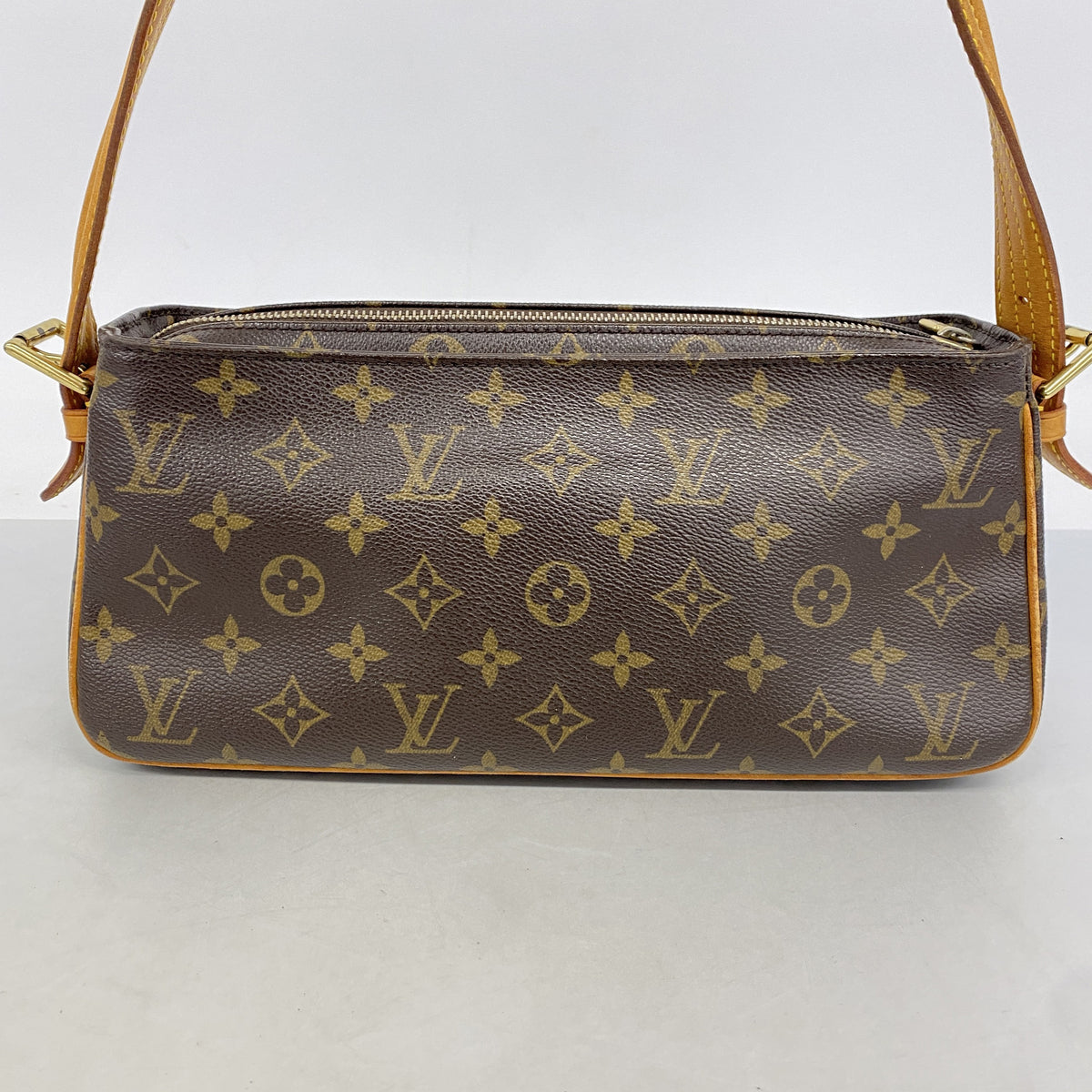 【6hd3271】ルイヴィトン ショルダーバッグ モノグラム ヴィバシテMM M51164 ブラウン【中古】レディース