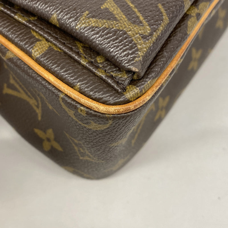 【6hd3271】ルイヴィトン ショルダーバッグ モノグラム ヴィバシテMM M51164 ブラウン【中古】レディース