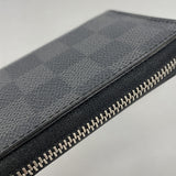【6hd3272】ルイヴィトン コインケース ダミエ・グラフィット ジッピーコインパース N63076 ブラック【中古】メンズ