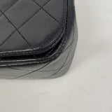 【6hd3275】シャネル ショルダーバッグ マトラッセ チェーンショルダー ラムスキン ブラック ゴールド金具【中古】レディース