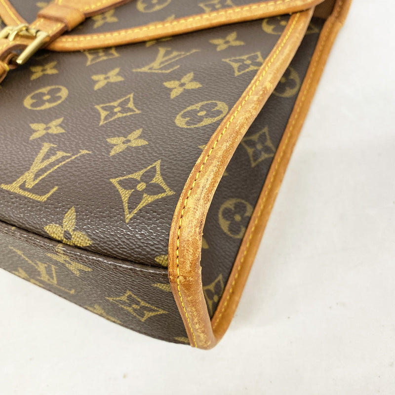 【6hd3280】ルイヴィトン ハンドバッグ モノグラム ベルエア M51122 ブラウン 2wayバッグ【中古】レディース