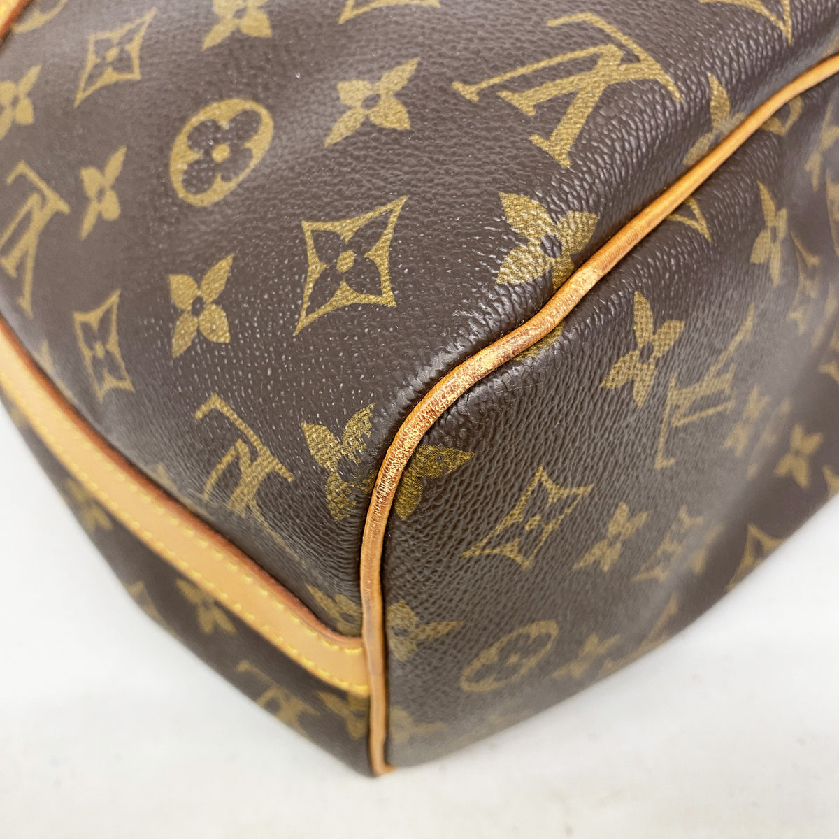 【6hd3284】ルイヴィトン ボストンバッグ モノグラム フラネリー45 M51115 ブラウン【中古】メンズ レディース ユニセックス