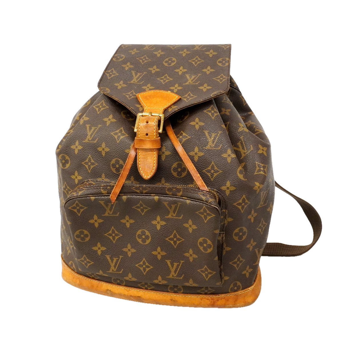 【6hd3292】ルイヴィトン リュック・デイパック モノグラム モンスリGM M51135 ブラウン【中古】レディース