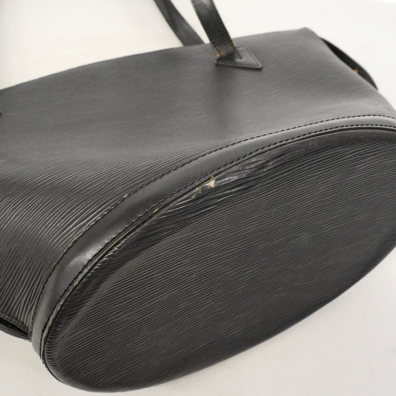 【6hd3299】ルイヴィトン トートバッグ エピ サンジャックショッピング M52262 ノワール【中古】レディース