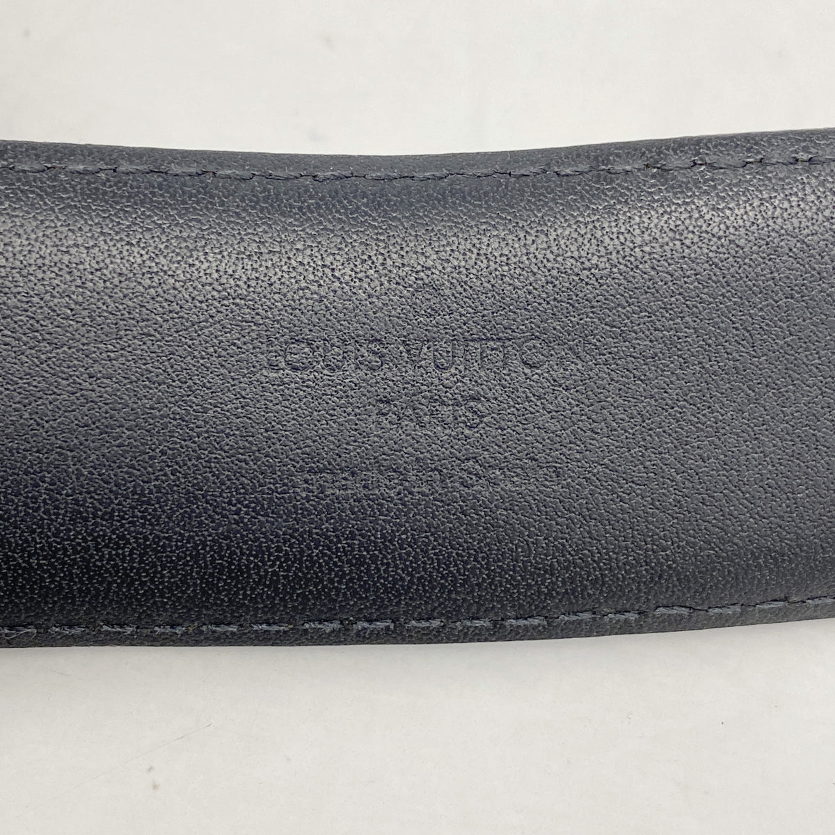 【6hd3303】ルイヴィトン ベルト ダミエ・グラフィット サンチュールポンヌフ M9402 ブラック【中古】メンズ