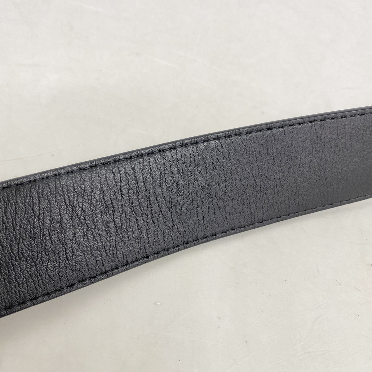 【6hd3305】ルイヴィトン ベルト ダミエ・グラフィット サンチュールダミエプリント 40mm M9156 グレー ブラック【中古】メンズ