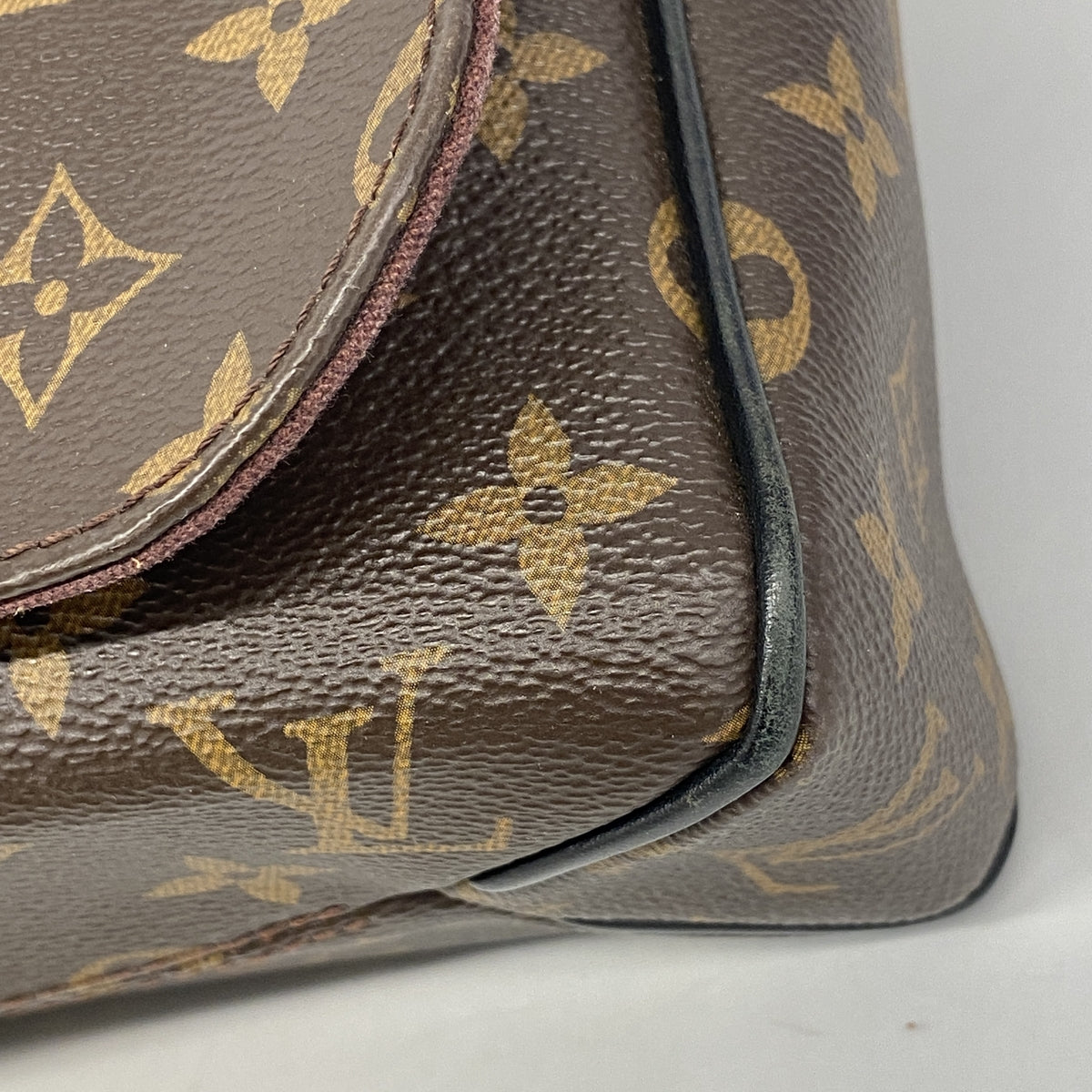 【6hd3314】ルイヴィトン ショルダーバッグ モノグラム・マカサー ディストリクトMM M40934 ブラウン【中古】メンズ