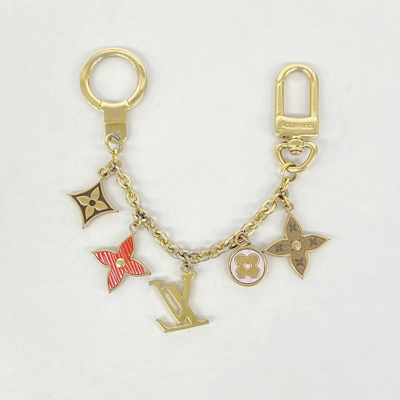 【6hd3322】ルイヴィトン キーホルダー・チャーム エピ チェーンスプリングストリート M00540 ゴールド マルチカラー【中古】レディース