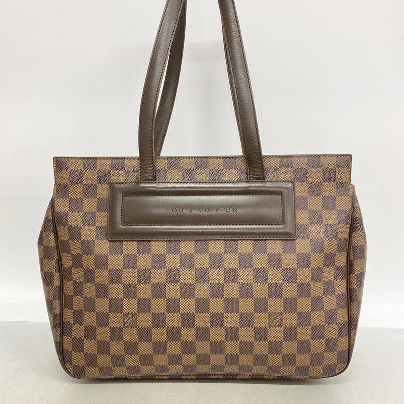 【6hd3336】ルイヴィトン トートバッグ ダミエ パリオリPM N51123 エベヌ【中古】レディース