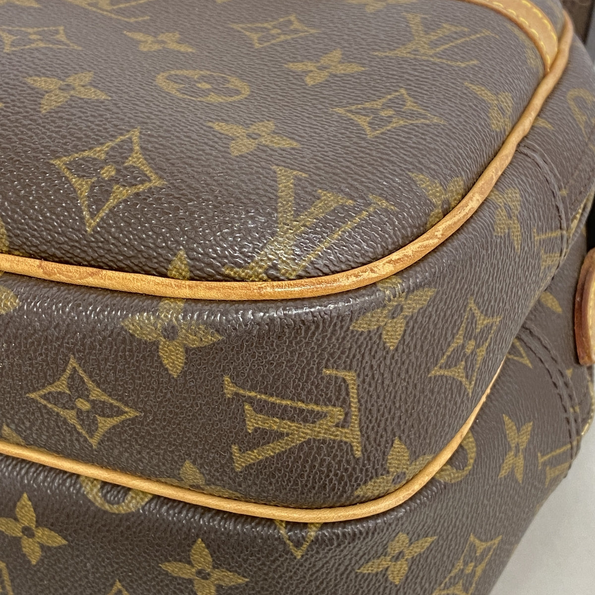 【6hd3337】ルイヴィトン ショルダーバッグ モノグラム リポーターPM M45254 ブラウン【中古】レディース