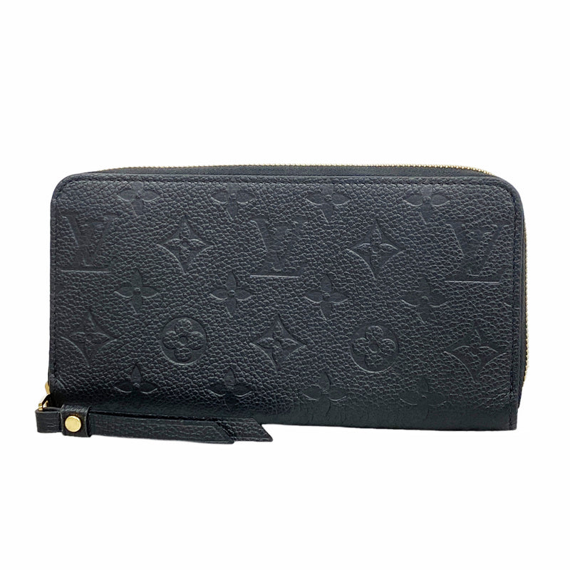 【6hd3367】ルイヴィトン 長財布 モノグラム・アンプラント ジッピーウォレット M61864 ノワール【中古】レディース
