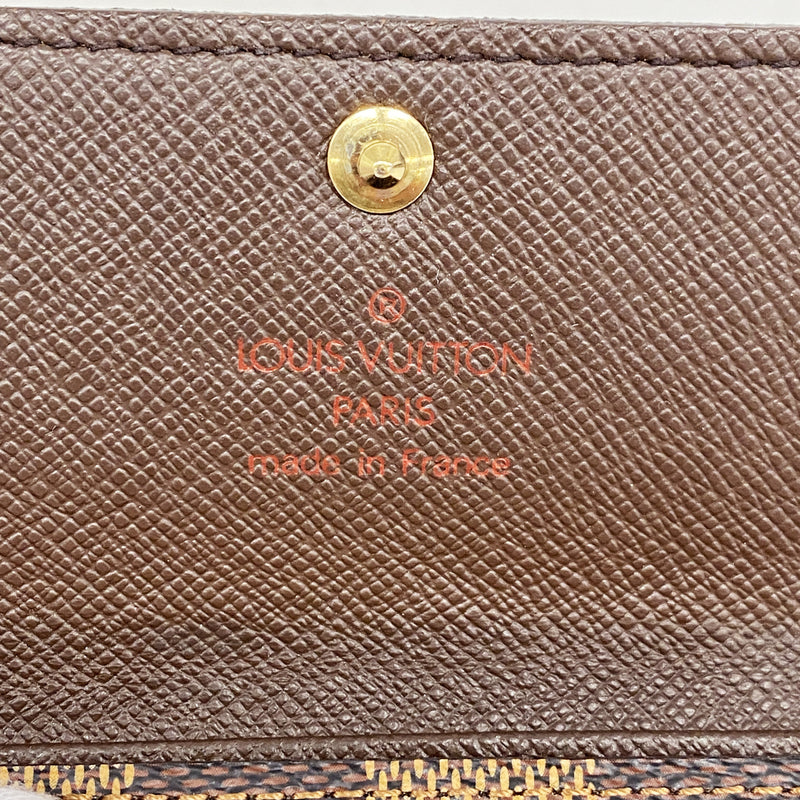 【6hd3370】ルイヴィトン キーケース ダミエ ミュルティクレ4 N62631 エベヌ【中古】メンズ レディース ユニセックス
