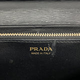 【6hd3396-k】プラダ 長財布 ヴィッテロ レザー ブラック ゴールド金具【中古】メンズ レディース ユニセックス