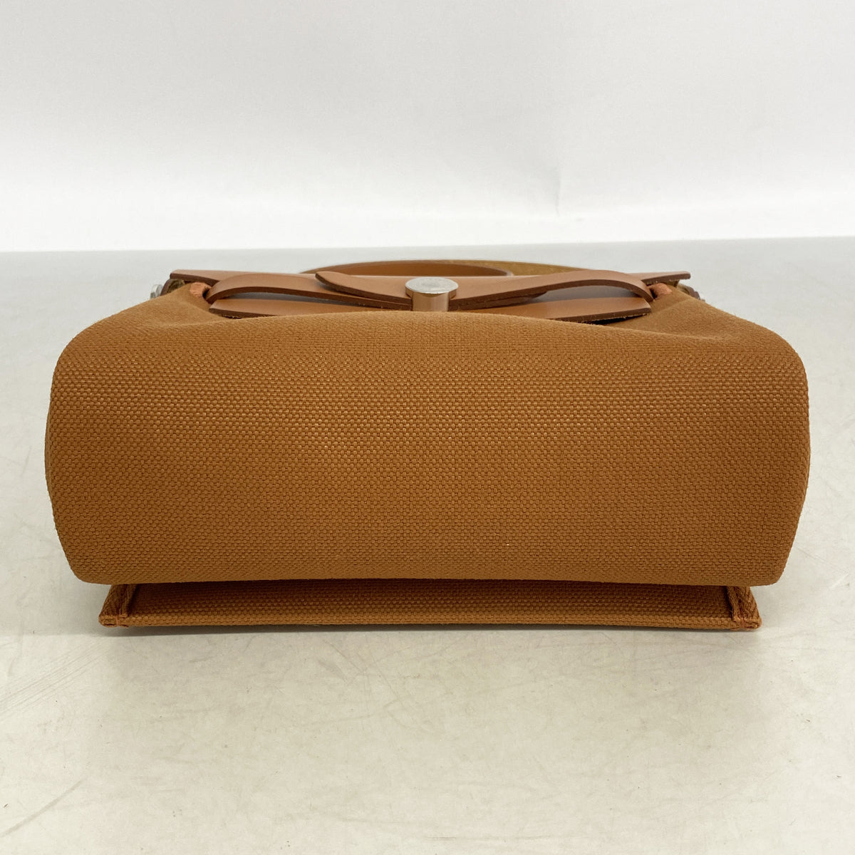 【6hd3402】エルメス ショルダーバッグ エールバッグミニ トワルミリタリー/ヴァッシュハンター フォーヴ シルバー金具 G刻印【中古】レディース