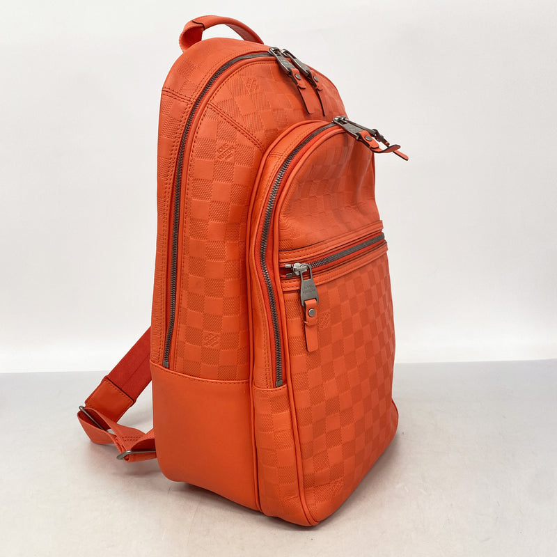 【6hd3412】ルイヴィトン リュック・デイパック ダミエ・アンフィニ ミカエル N41403 フュージョン【中古】メンズ