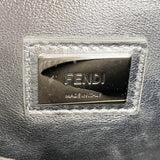 【6hd3414】フェンディ ハンドバッグ ピーカブー レザー シルバー シルバー金具【中古】レディース