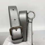 【6hd3414】フェンディ ハンドバッグ ピーカブー レザー シルバー シルバー金具【中古】レディース