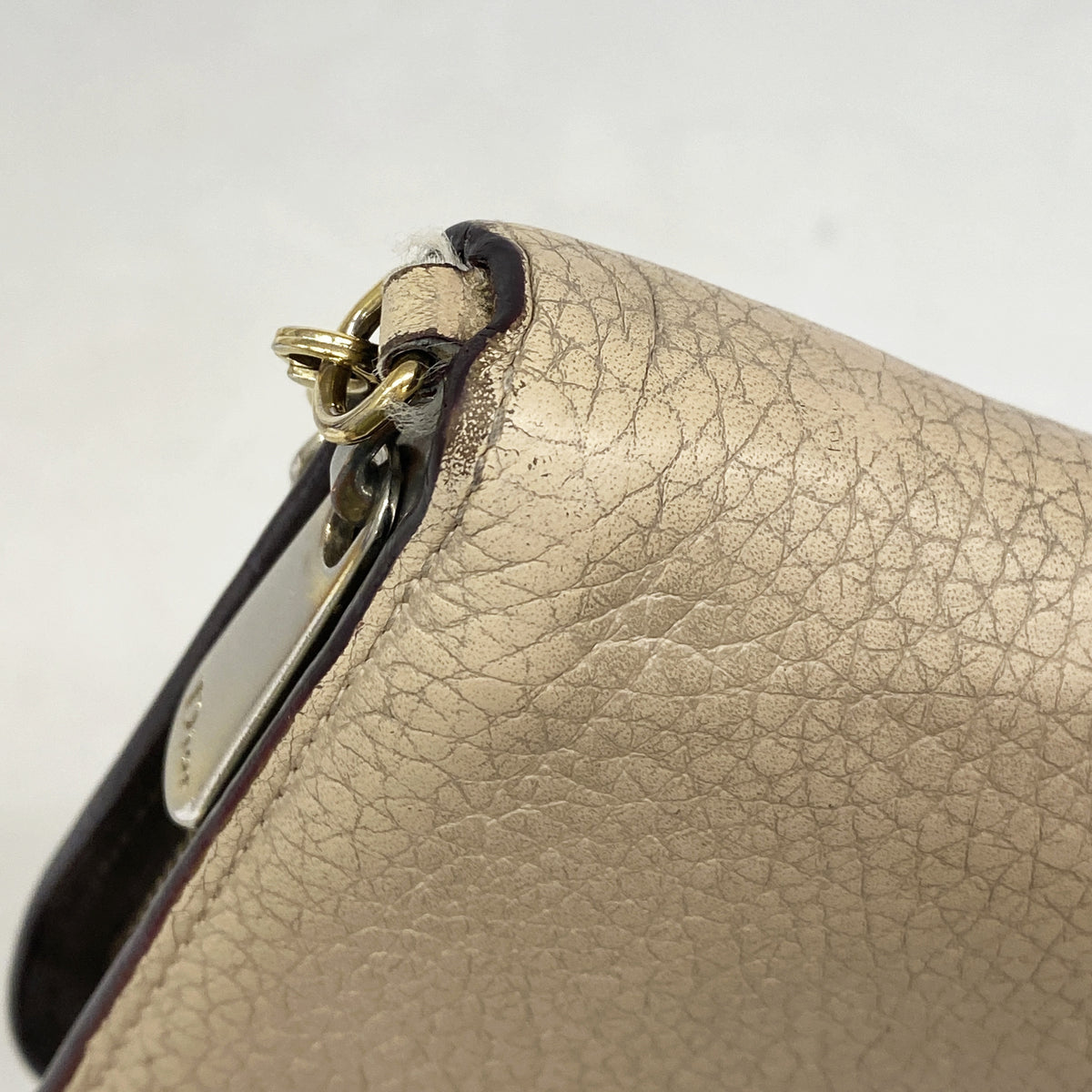 【6hd3440】クリスチャンディオール 長財布 レザー ベージュ ゴールド金具【中古】レディース