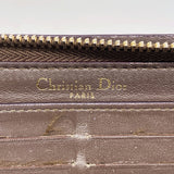 【6hd3440】クリスチャンディオール 長財布 レザー ベージュ ゴールド金具【中古】レディース