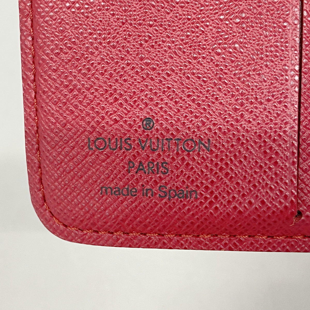 【6hd3457】ルイヴィトン 財布 モノグラムチェリー コンパクトジップ M95005 ブラウン【中古】レディース