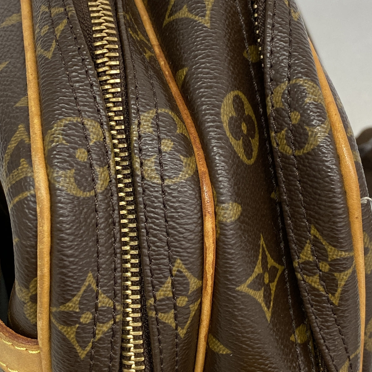 【6hd3461】ルイヴィトン ショルダーバッグ モノグラム リポーターPM M45254 ブラウン【中古】レディース