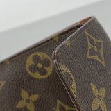 【6hd3475】ルイヴィトン 長財布 モノグラム ポシェットポルトモネクレディ M61723 ブラウン【中古】レディース