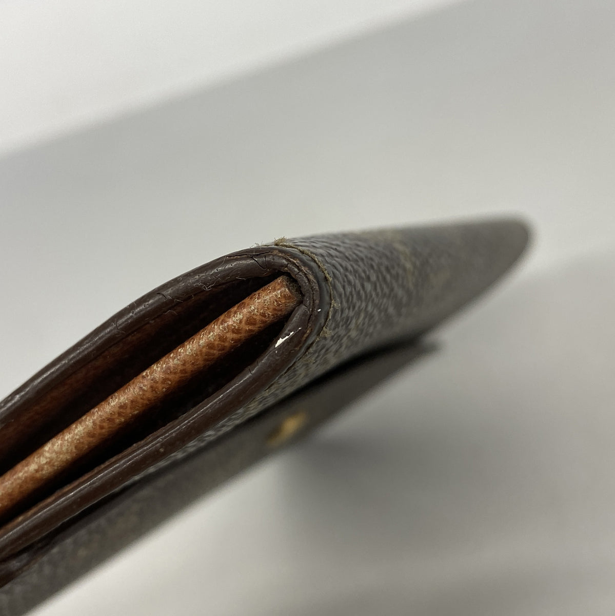 【6hd3475】ルイヴィトン 長財布 モノグラム ポシェットポルトモネクレディ M61723 ブラウン【中古】レディース
