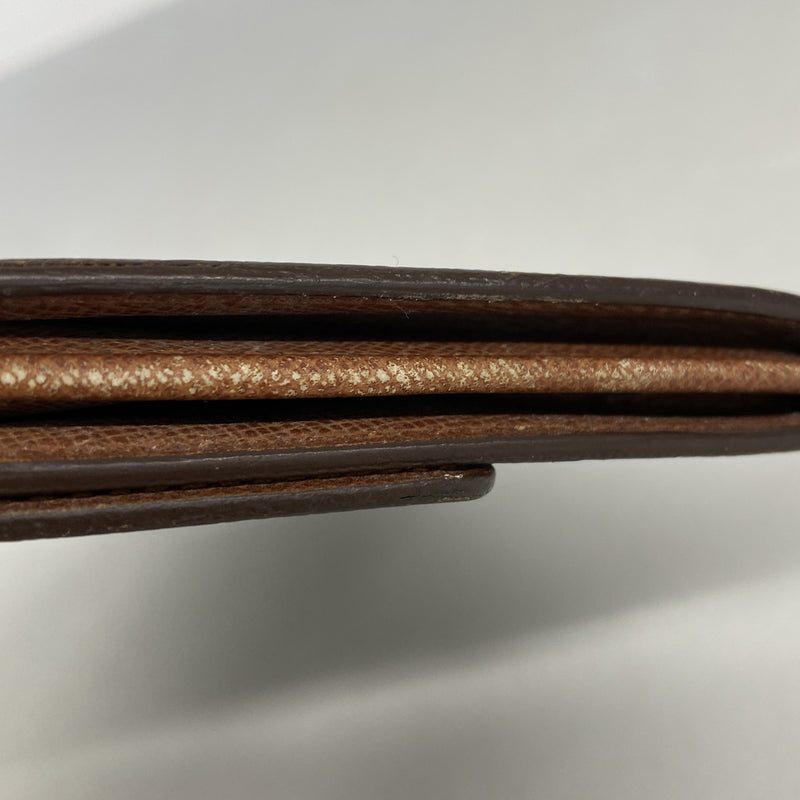 【6hd3475】ルイヴィトン 長財布 モノグラム ポシェットポルトモネクレディ M61723 ブラウン【中古】レディース