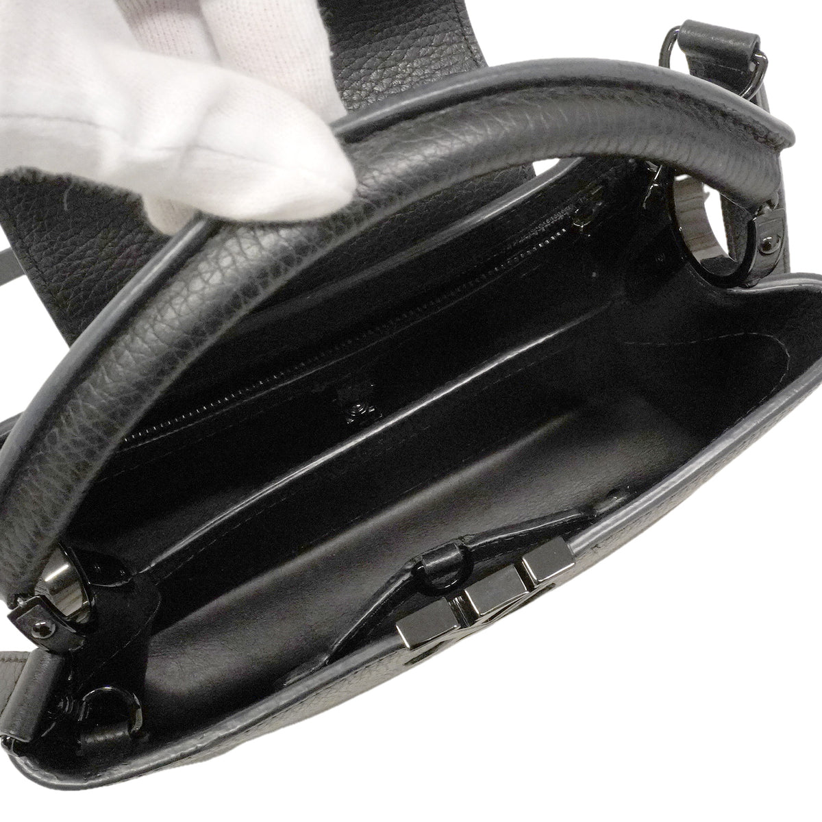 【6hd3478】ルイヴィトン ハンドバッグ カプシーヌBB M55855 ノワール 2wayバッグ【中古】レディース