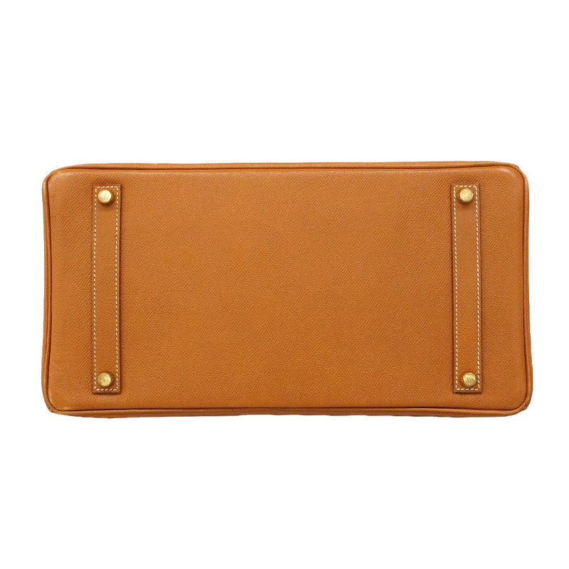 【6hd3500】エルメス ハンドバッグ バーキン35 クシュベル ゴールド ゴールド金具 ○Z刻印【中古】レディース