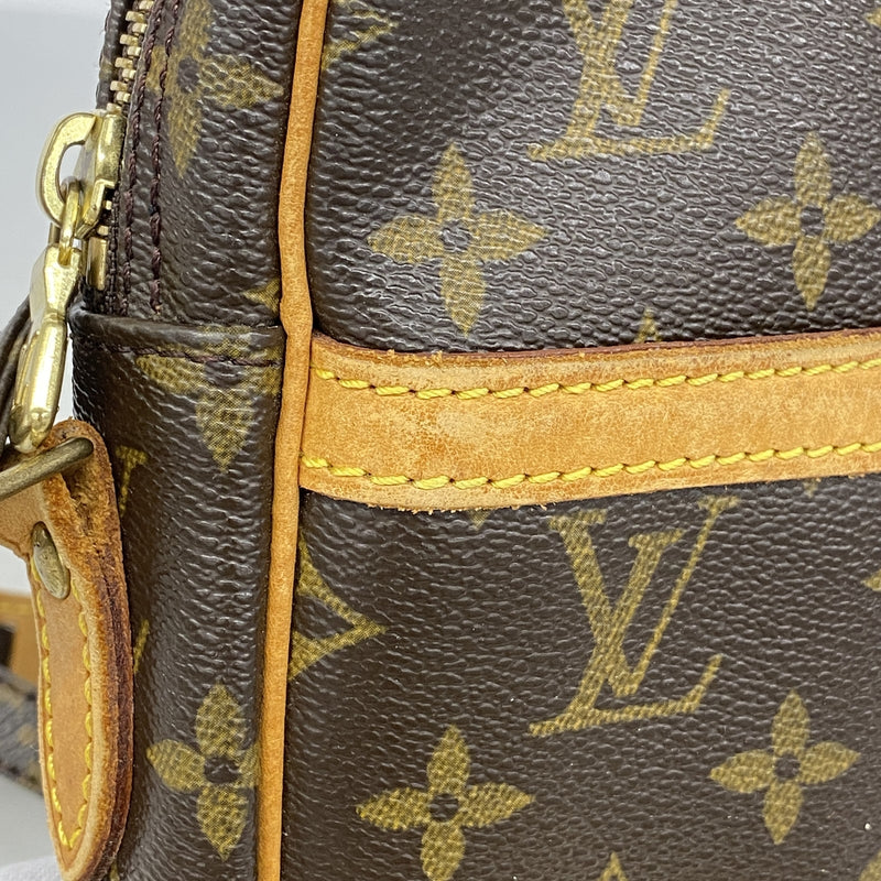 【6hd3504】ルイヴィトン ショルダーバッグ モノグラム ダヌーブ M45266 ブラウン【中古】レディース