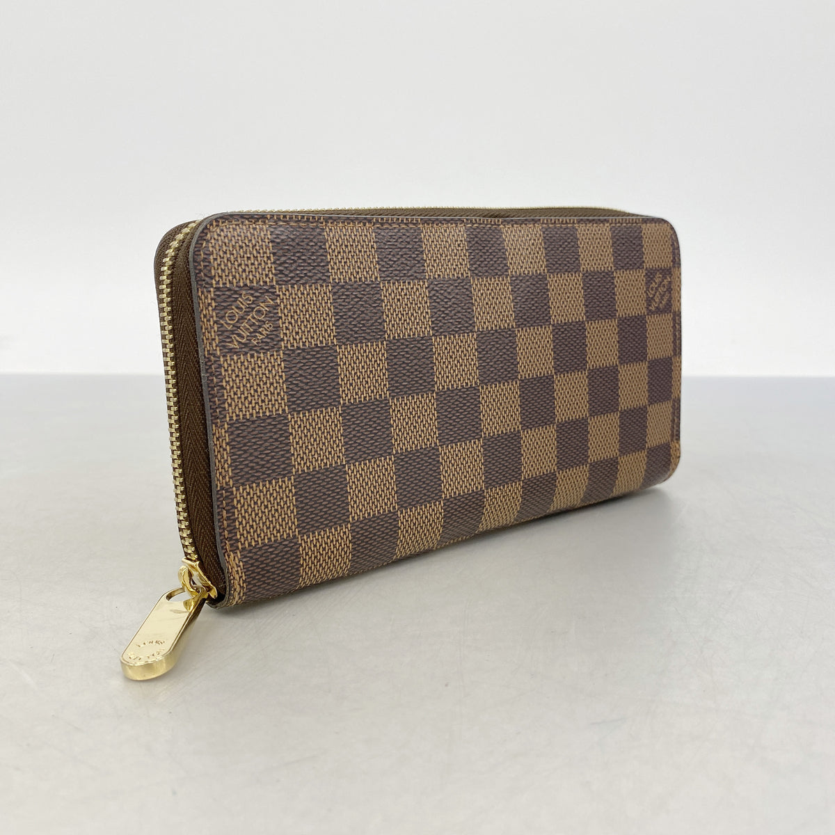 【6hd3509】ルイヴィトン 長財布 ダミエ ジッピーウォレット N41661 エベヌ【中古】メンズ レディース ユニセックス