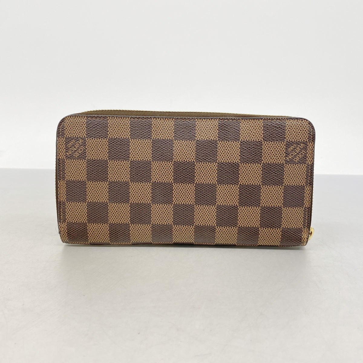 【6hd3509】ルイヴィトン 長財布 ダミエ ジッピーウォレット N41661 エベヌ【中古】メンズ レディース ユニセックス