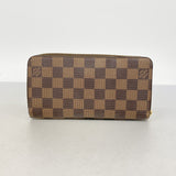 【6hd3509】ルイヴィトン 長財布 ダミエ ジッピーウォレット N41661 エベヌ【中古】メンズ レディース ユニセックス