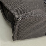 【6hd3511】エルメス トートバッグ エールラインMM ナイロン グレー シルバー金具【中古】メンズ レディース ユニセックス
