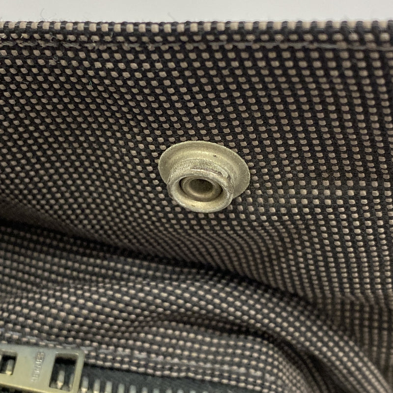 【6hd3511】エルメス トートバッグ エールラインMM ナイロン グレー シルバー金具【中古】メンズ レディース ユニセックス
