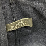 【6hd3512】エルメス ハンドバッグ フールトゥPM キャンバス ネイビー シルバー金具【中古】メンズ レディース ユニセックス