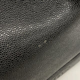 【6hd3539】シャネル ショルダーバッグ トリプルココ キャビアスキン ブラック ゴールド金具【中古】レディース