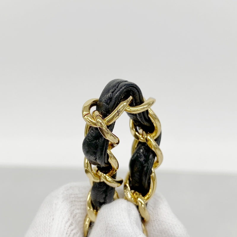【6hd3549-k】シャネル ショルダーバッグ マトラッセ チェーンショルダー ラムスキン ブラック ゴールド金具【中古】レディース