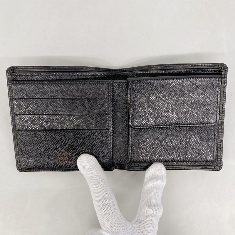 【6hd3555-k】ルイヴィトン 財布 エピ ポルトビエカルトクレディモネ M63542 ノワール【中古】メンズ