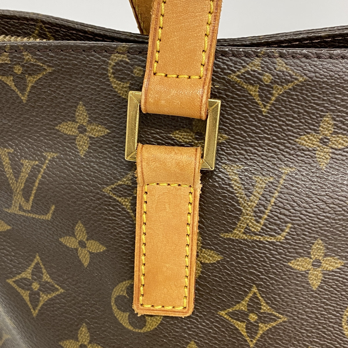 【6hd3559】ルイヴィトン トートバッグ モノグラム カバピアノ M51148 ブラウン【中古】レディース