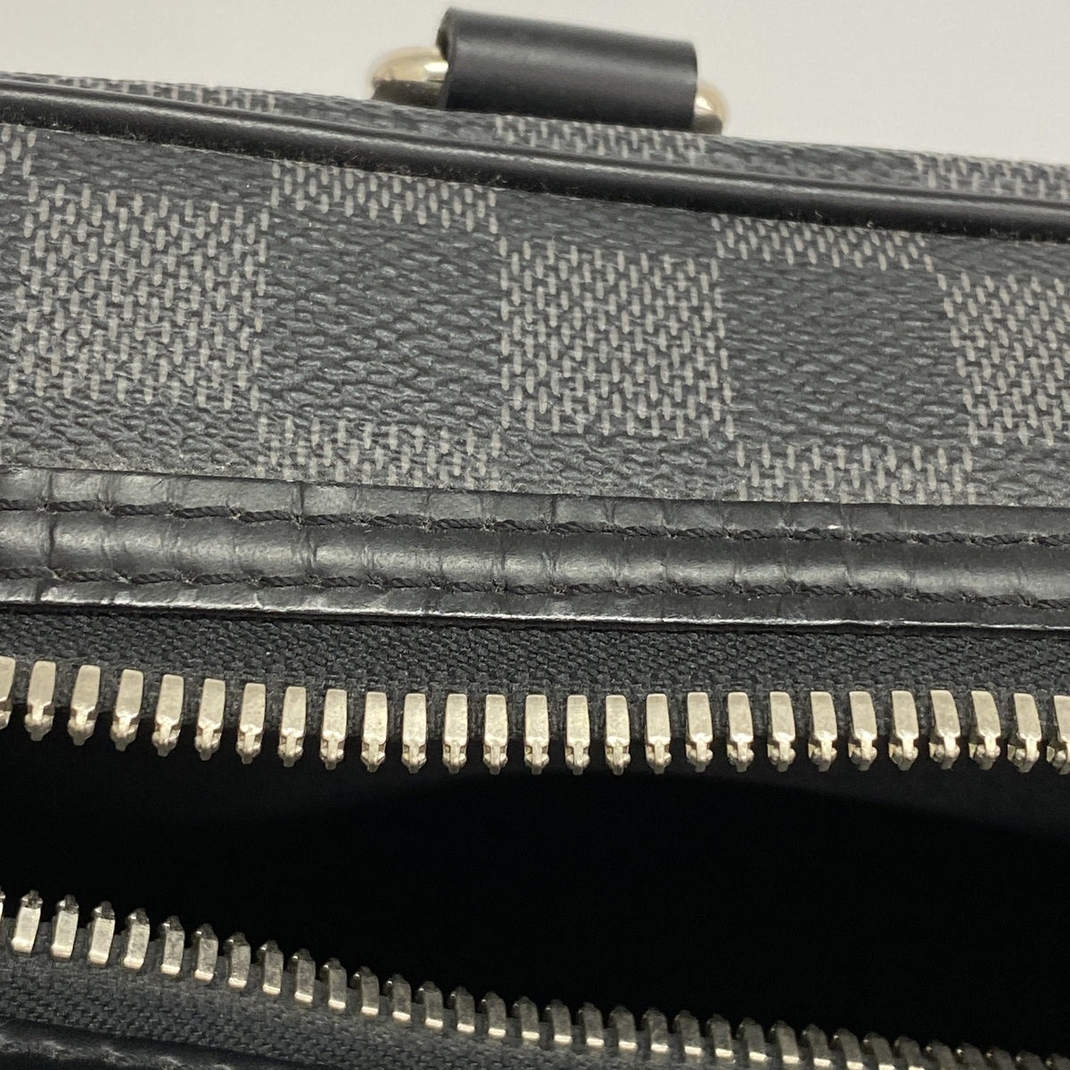 【6hd3564】ルイヴィトン ブリーフケース ダミエ・グラフィット ヨーン N48118 ブラック 2wayバック【中古】メンズ