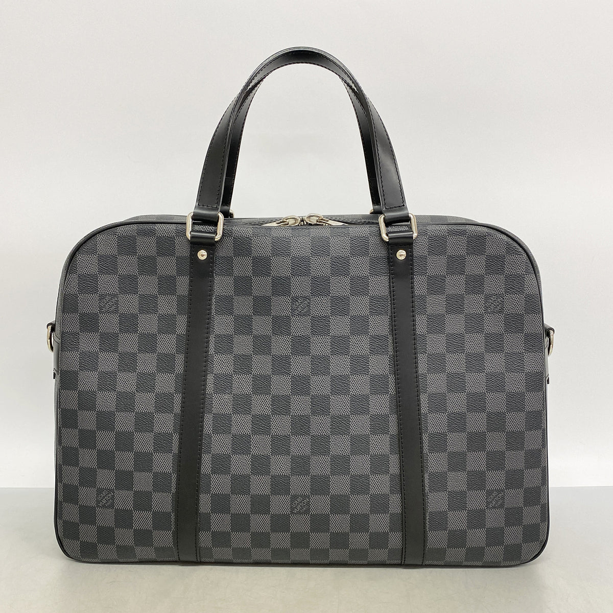 【6hd3564】ルイヴィトン ブリーフケース ダミエ・グラフィット ヨーン N48118 ブラック 2wayバック【中古】メンズ