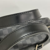 【6hd3564】ルイヴィトン ブリーフケース ダミエ・グラフィット ヨーン N48118 ブラック 2wayバック【中古】メンズ