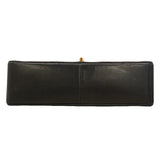 【6hd3592】シャネル ショルダーバッグ ダイアナ チェーンショルダー ラムスキン ブラック ゴールド金具【中古】レディース